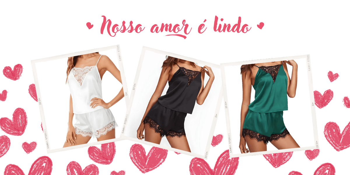 O Pijama Delicado Cetim Conjunto Completo é a solução perfeita para você explorar novas sensações e te levar a outro nível. Com um material de extrema qualidade, design inovador e provocativo, desperta muitos sentimentos. Do PP ao Plus Size. Compre agora e ative o prazer e sensualidade em sua vida.